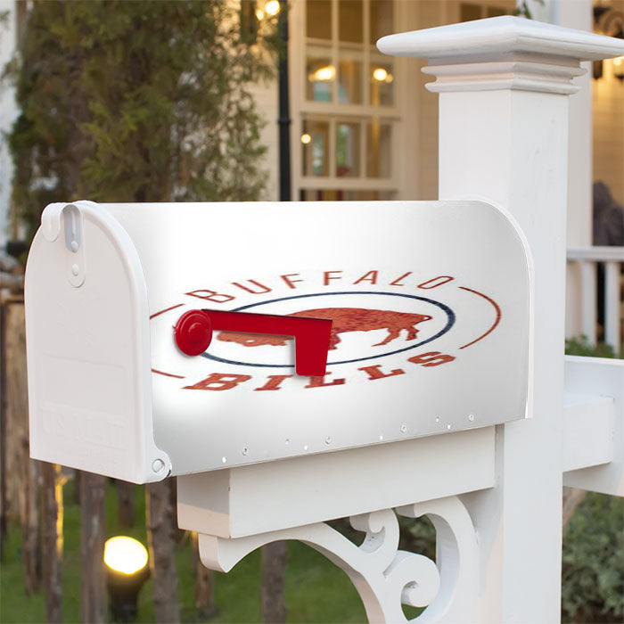 Buffalo Bills Concentric Logo Magnetic Mailbox Cover 18" X 21" Outdoor Decor