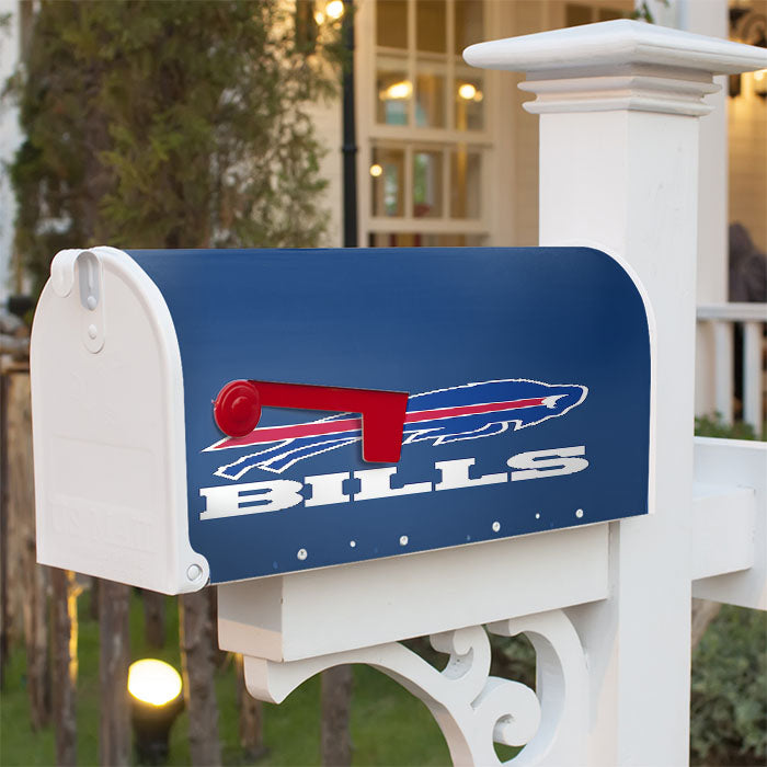Buffalo Bills Emblem Pattern Magnetic Mailbox Cover 18" X 21" Outdoor Decor