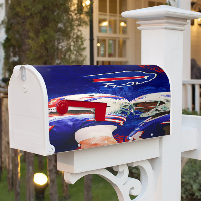 Buffalo Bills Taylor Squad Magnetic Mailbox Cover 18" X 21" Outdoor Decor