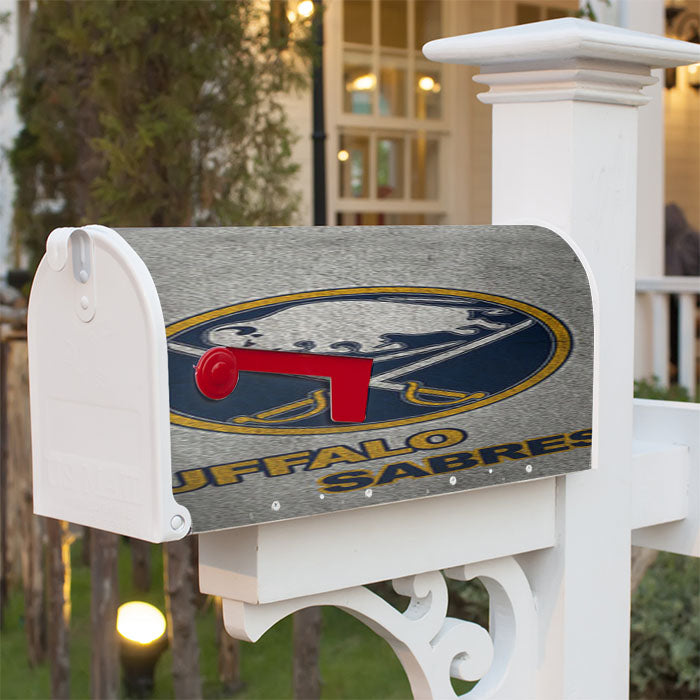 Buffalo Sabres Logo On Wall Magnetic Mailbox Cover 18" X 21" Outdoor Decor