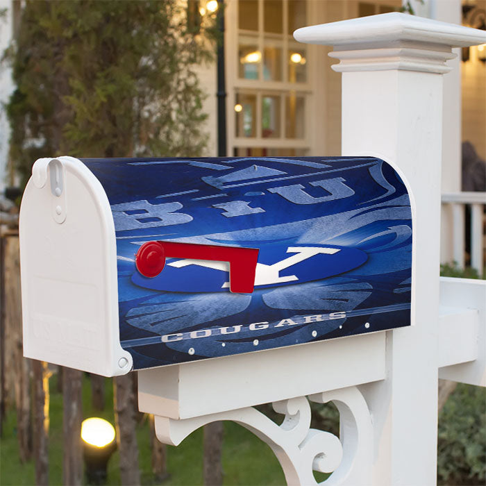 Byu Cougars Magnetic Mailbox Cover 18" X 21" Outdoor Decor