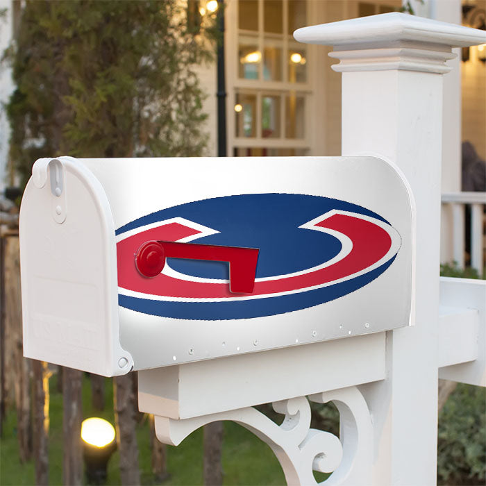 C Initial For Chicago Cubs Magnetic Mailbox Cover 18" X 21" Outdoor Decor