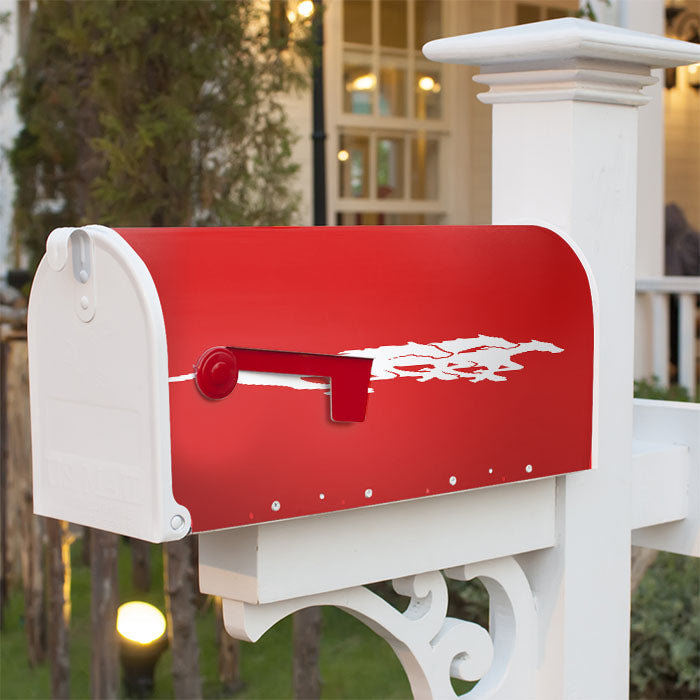 Calgary Stampeders Magnetic Mailbox Cover 18" X 21" Outdoor Decor