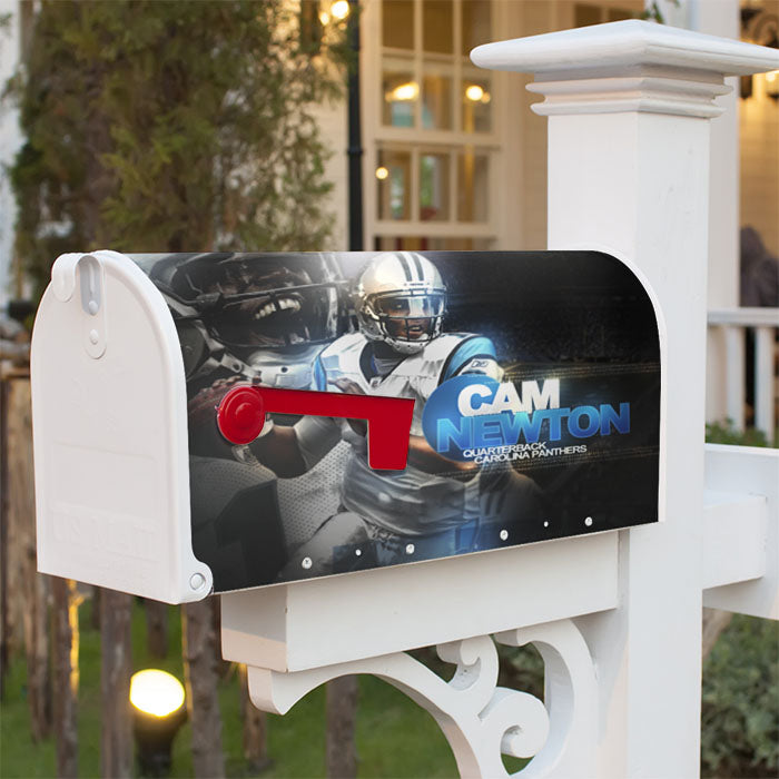 Cam Newton Carolina Panthers 2 Magnetic Mailbox Cover 18" X 21" Outdoor Decor