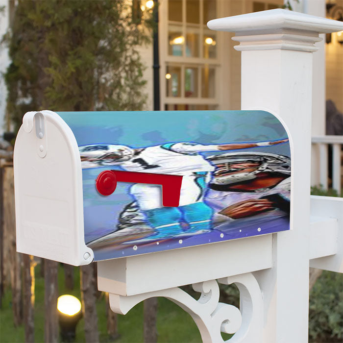 Cam Newton Dab 2 Magnetic Mailbox Cover 18" X 21" Outdoor Decor