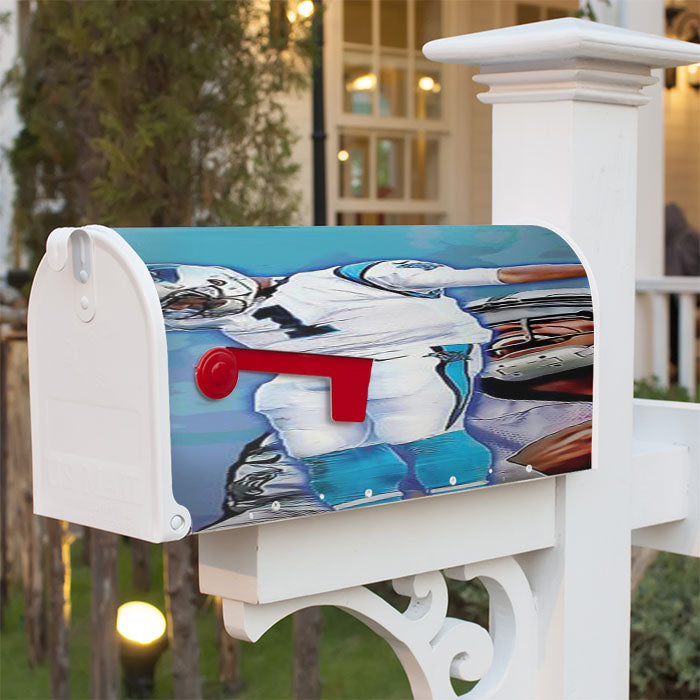 Cam Newton Dab 2 Art Magnetic Mailbox Cover 18" X 21" Outdoor Decor