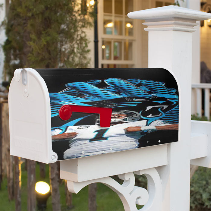 Cam Newton Nfl Panthers Magnetic Mailbox Cover 18" X 21" Outdoor Decor
