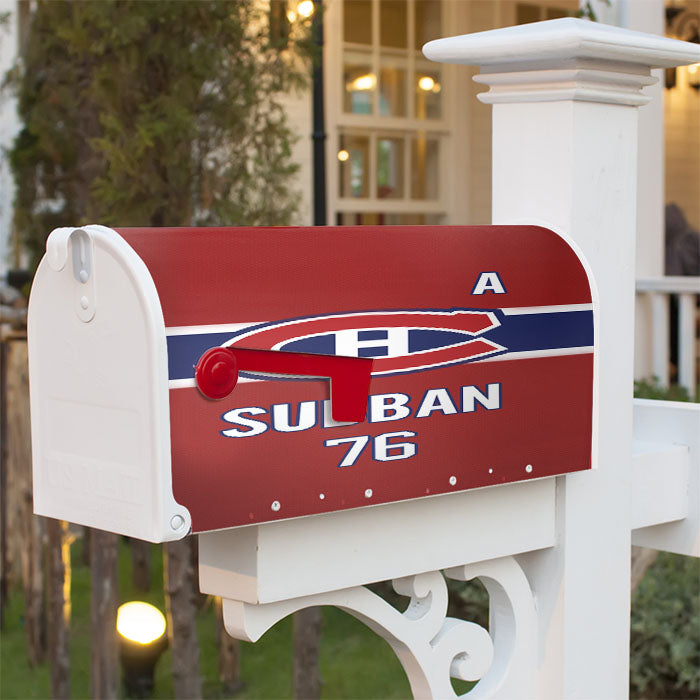 Canadiens Main Roster Magnetic Mailbox Cover 18" X 21" Outdoor Decor