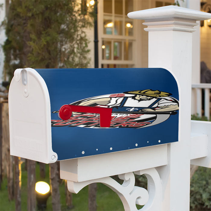 Cane Cutters Baseball Logo Blue Magnetic Mailbox Cover 18" X 21" Outdoor Decor