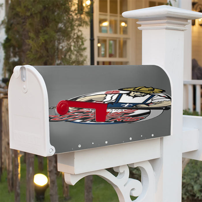 Cane Cutters Baseball Logo Gray Magnetic Mailbox Cover 18" X 21" Outdoor Decor