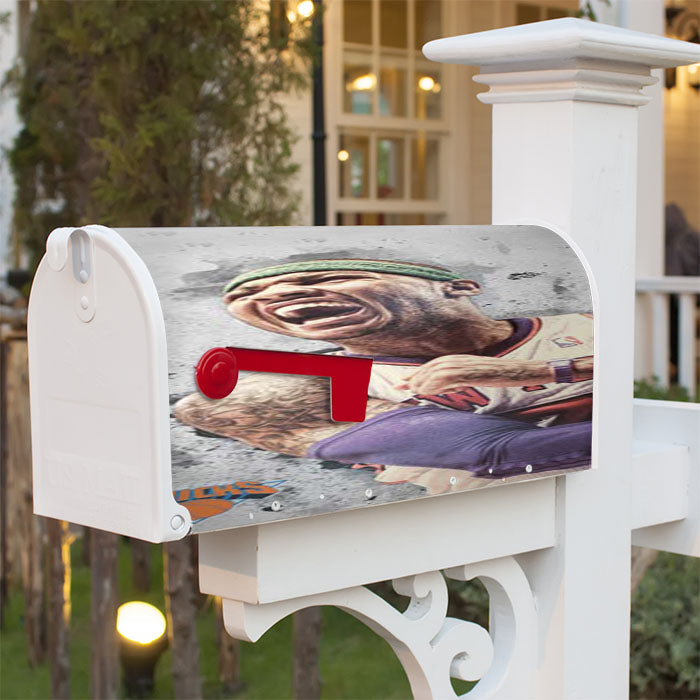 Carmelo Anthony Marble Magnetic Mailbox Cover 18" X 21" Outdoor Decor