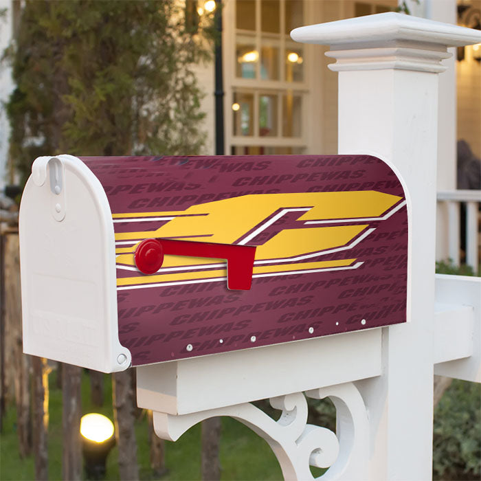 Central Michigan University Magnetic Mailbox Cover 18" X 21" Outdoor Decor