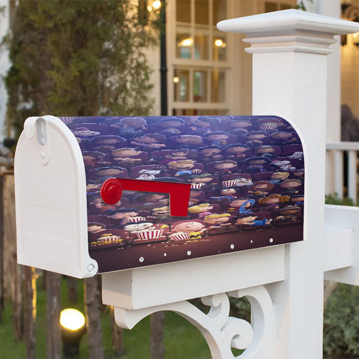Charlie Brown Snoopy The Peanuts Movie Magnetic Mailbox Cover 18" X 21" Outdoor Decor