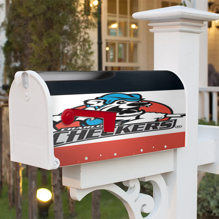 Charlotte Checkers Magnetic Mailbox Cover 18" X 21" Outdoor Decor