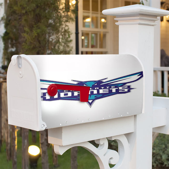 Charlotte Hornets Magnetic Mailbox Cover 18" X 21" Outdoor Decor
