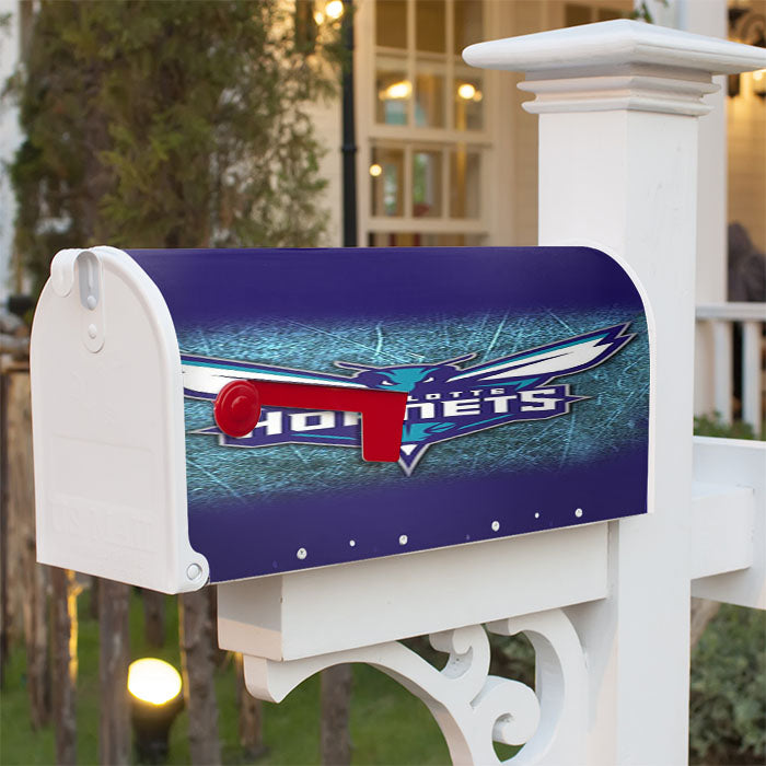 Charlotte Hornets Default Magnetic Mailbox Cover 18" X 21" Outdoor Decor