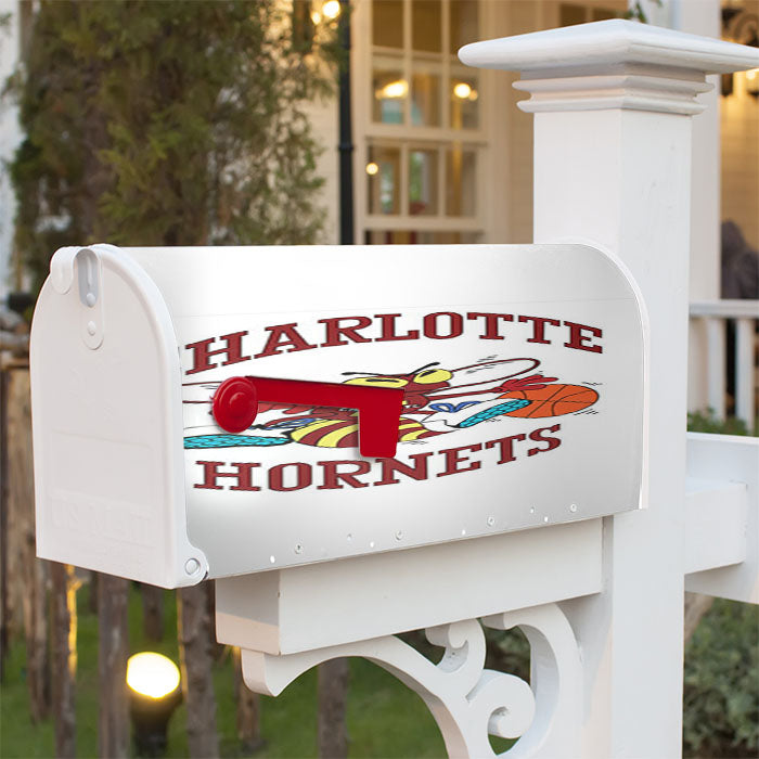 Charlotte Hornets Dwm Magnetic Mailbox Cover 18" X 21" Outdoor Decor