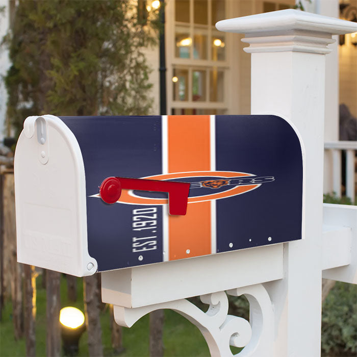 Chicago Bear Est 1920 Magnetic Mailbox Cover 18" X 21" Outdoor Decor