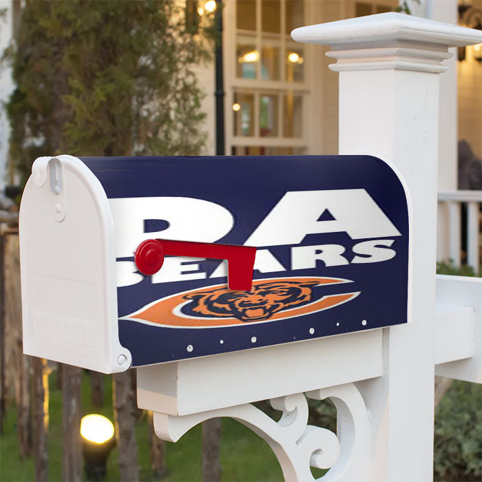 Chicago Bears Da Bears Magnetic Mailbox Cover 18" X 21" Outdoor Decor
