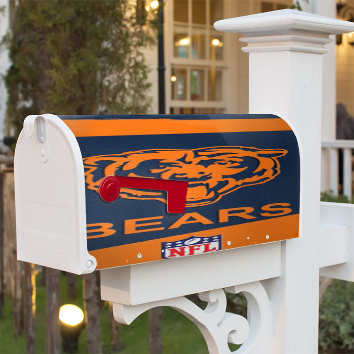Chicago Bears Nfl Sport Logo Magnetic Mailbox Cover 18" X 21" Outdoor Decor