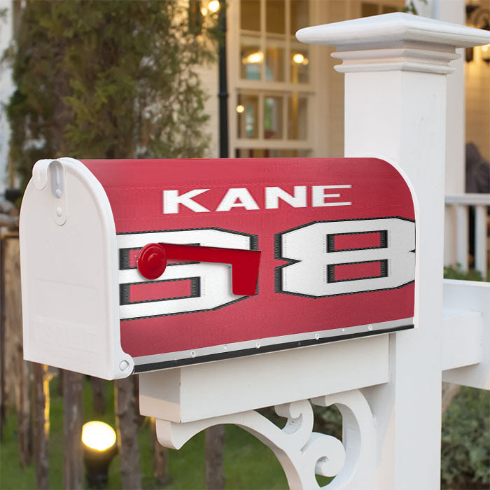 Chicago Blackhawks Jersey Magnetic Mailbox Cover 18" X 21" Outdoor Decor