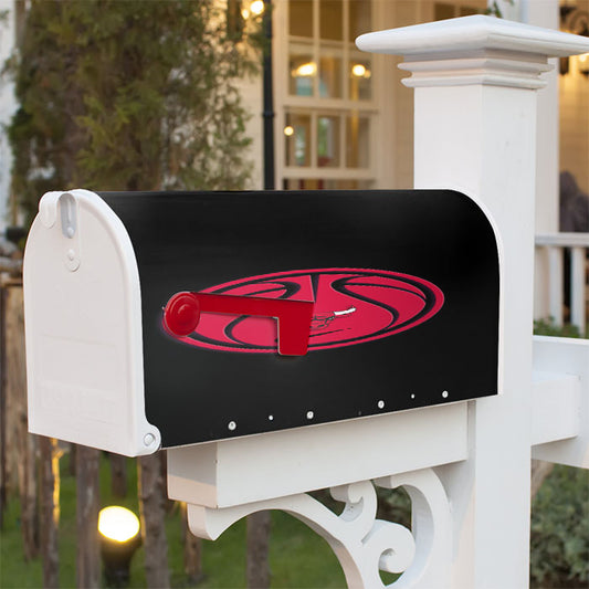 Chicago Bulls Basketball Black Magnetic Mailbox Cover 18" X 21" Outdoor Decor
