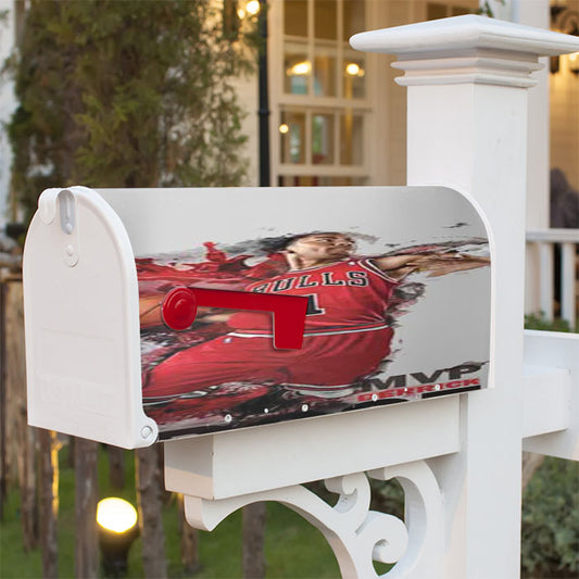 Chicago Bulls Derrick Rose Mvp Magnetic Mailbox Cover 18" X 21" Outdoor Decor