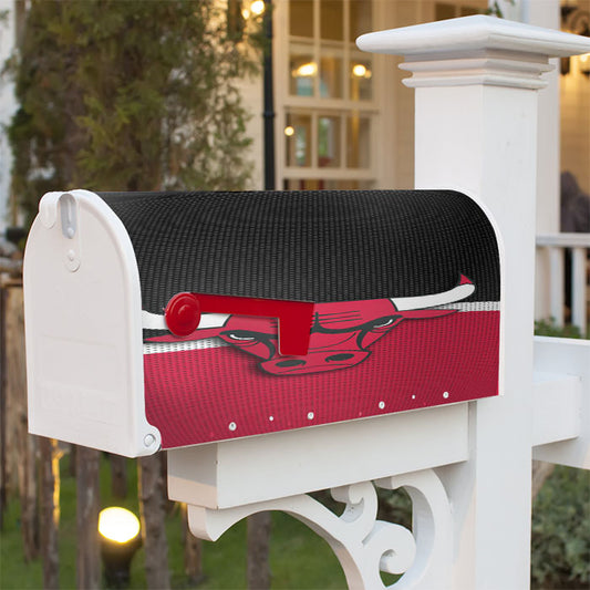 Chicago Bulls For Fans Fanatic Magnetic Mailbox Cover 18" X 21" Outdoor Decor