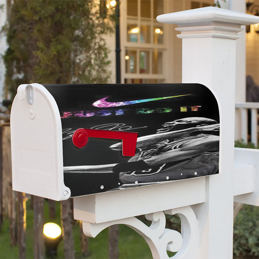 Chicago Bulls Jordan Glitter Magnetic Mailbox Cover 18" X 21" Outdoor Decor