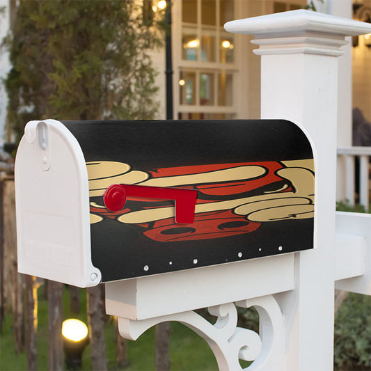 Chicago Bulls Mickey Magnetic Mailbox Cover 18" X 21" Outdoor Decor