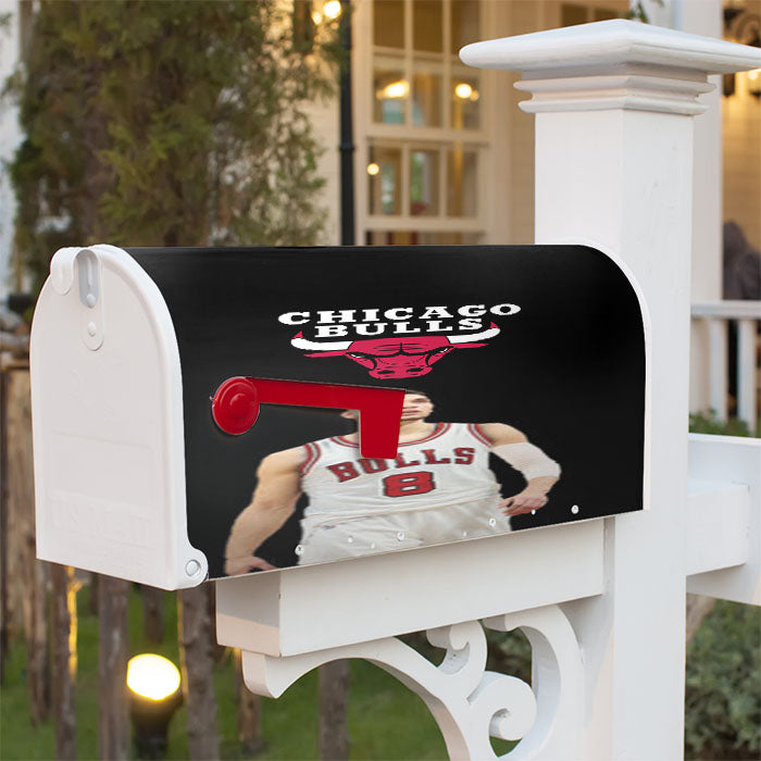 Chicago Bulls Zach Lavine Magnetic Mailbox Cover 18" X 21" Outdoor Decor