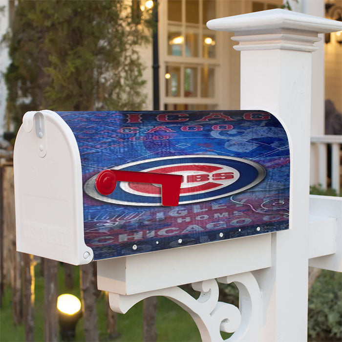 Chicago Cubs 2 Magnetic Mailbox Cover 18" X 21" Outdoor Decor