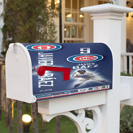 Chicago Cubs Baseball Vintage Magnetic Mailbox Cover 18" X 21" Outdoor Decor