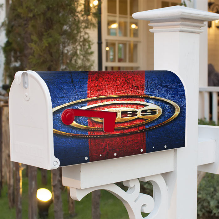 Chicago Cubs Golden American Baseball Magnetic Mailbox Cover 18" X 21" Outdoor Decor
