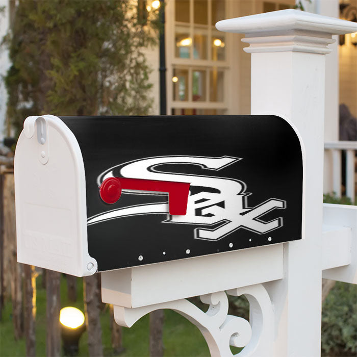 Chicago White Sox Baseball Magnetic Mailbox Cover 18" X 21" Outdoor Decor