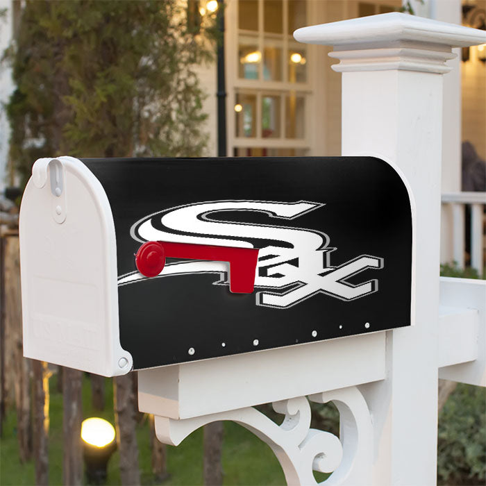 Chicago White Sox Logo Magnetic Mailbox Cover 18" X 21" Outdoor Decor
