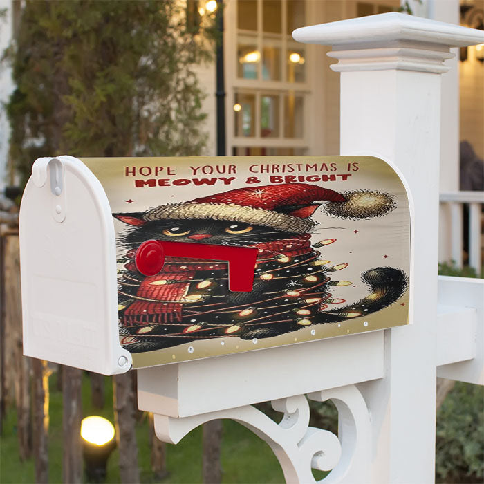 Christmas Magnetic Mailbox Cover 18" X 21" Outdoor Decor