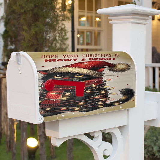 Christmas Magnetic Mailbox Cover 18" X 21" Outdoor Decor