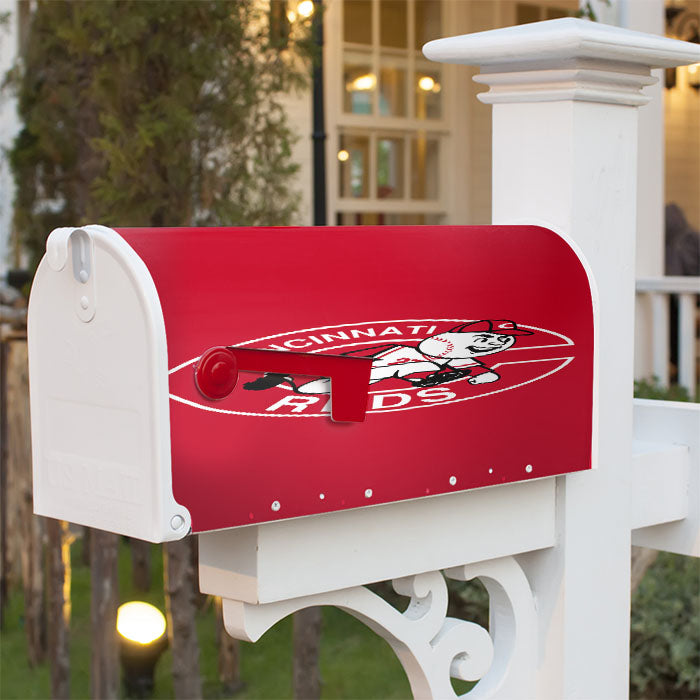 Cincinnati Red Logo Magnetic Mailbox Cover 18" X 21" Outdoor Decor