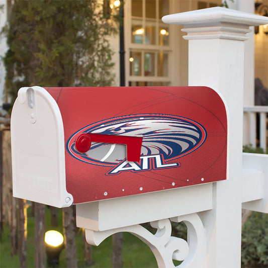 Classic Atlanta Hawks Basketball Logo Magnetic Mailbox Cover 18" X 21" Outdoor Decor