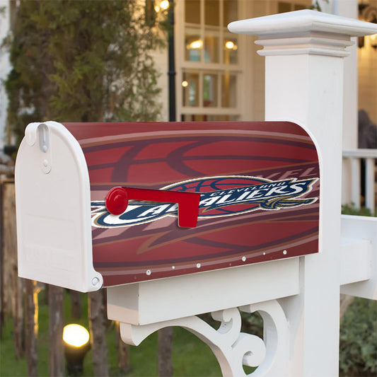 Cleveland Cavaliers Basket Magnetic Mailbox Cover 18" X 21" Outdoor Decor