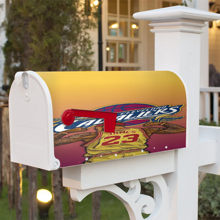 Cleveland Cavaliers James Magnetic Mailbox Cover 18" X 21" Outdoor Decor
