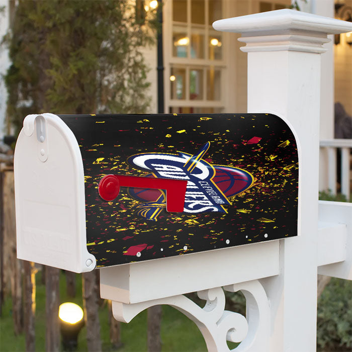 Cleveland Cavaliers Revival Magnetic Mailbox Cover 18" X 21" Outdoor Decor