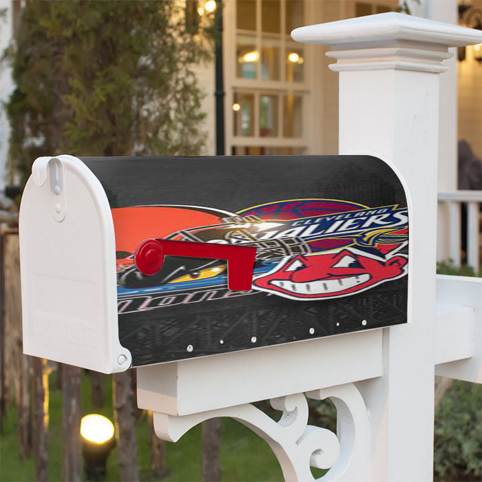 Cleveland Cavaliers Sports Magnetic Mailbox Cover 18" X 21" Outdoor Decor