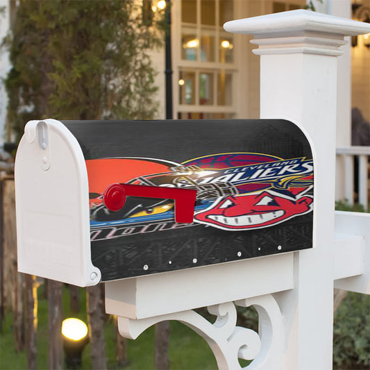 Cleveland Cavaliers Sports Magnetic Mailbox Cover 18" X 21" Outdoor Decor
