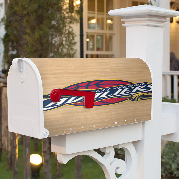 Cleveland Cavaliers Wood Magnetic Mailbox Cover 18" X 21" Outdoor Decor