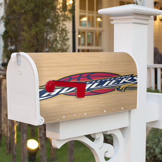Cleveland Cavaliers Wood Magnetic Mailbox Cover 18" X 21" Outdoor Decor