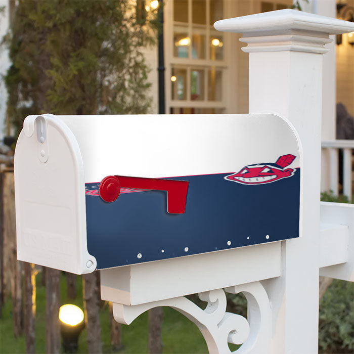 Cleveland Indians Baseball Magnetic Mailbox Cover 18" X 21" Outdoor Decor