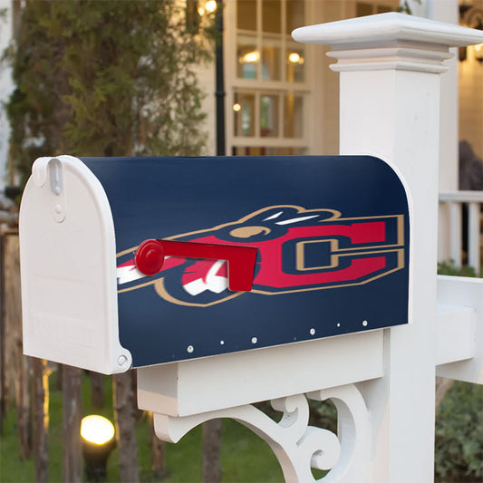 Cleveland Indians Logo Magnetic Mailbox Cover 18" X 21" Outdoor Decor