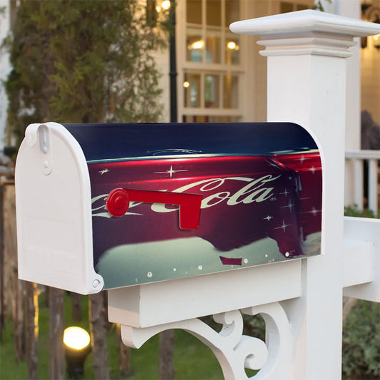 Coca-Cola Brand Magnetic Mailbox Cover 18" X 21" Outdoor Decor